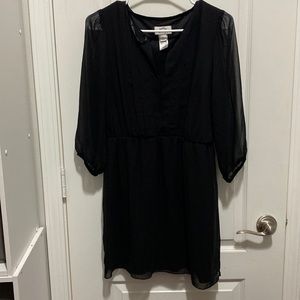Long sleeve Black dress